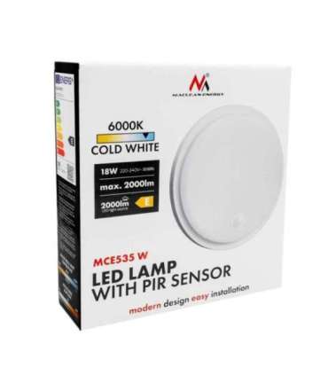 LED lamp with motion PIR sensor MCE535 W