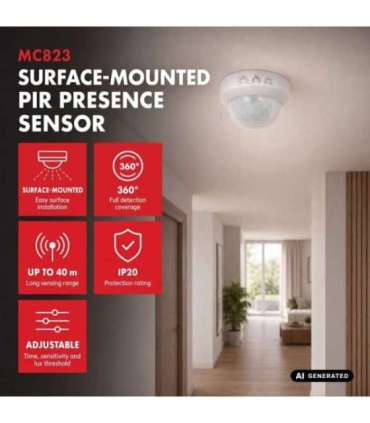 PIR motion sensor surface-mount MCE823