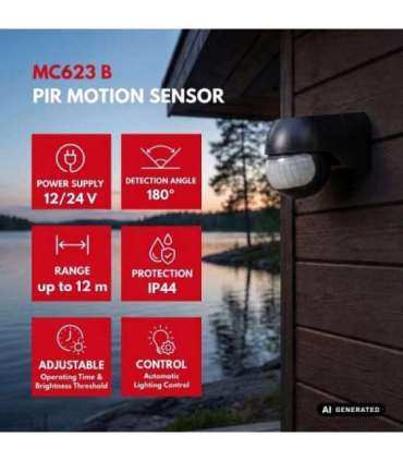 PIR Motion sensor infrared MCE623 B