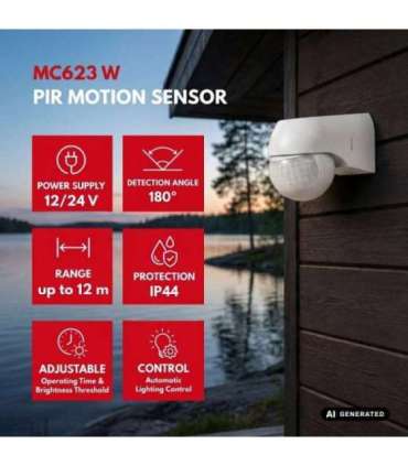 PIR Motion Sensor infrared MCE623 W