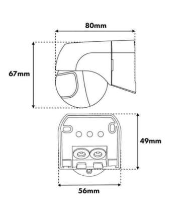 PIR Motion Sensor infrared MCE623 W