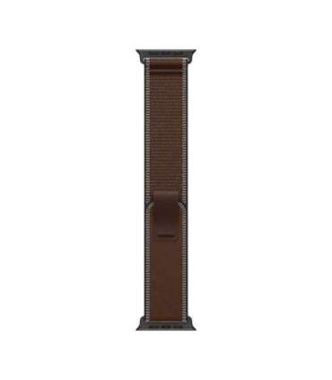 49mm Dark Umber Trail Loop, M/L, Black Titanium Finish