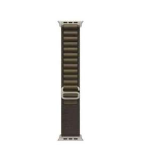 49mm Dark Olive Alpine Loop S, Titanium