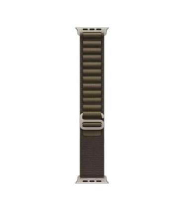 49mm Dark Olive Alpine Loop L, Titanium