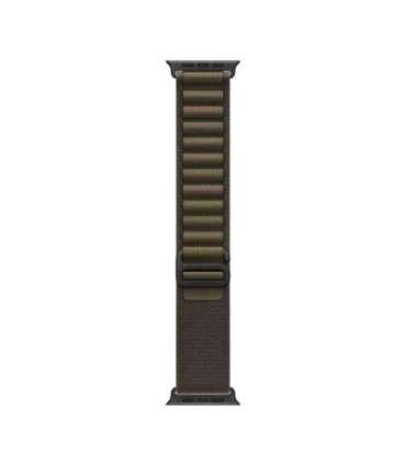 49mm Dark Olive Alpine Loop S, Black Titanium
