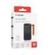 Verbatim 32418 Pocket SSD, 256 GB, USB Type-C, USB 3.2 Gen 2, 1000 MB/s, Black/Orange