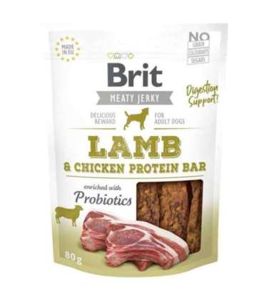 Brit Jerky Lamb Protein Bar - Lamb - dog snack - 80 g
