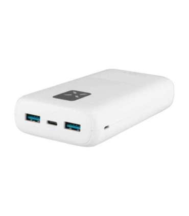 Fixed Power bank Zen 20 with LCD display and PD 20W output FIXZEN-20-WH 20000 mAh White