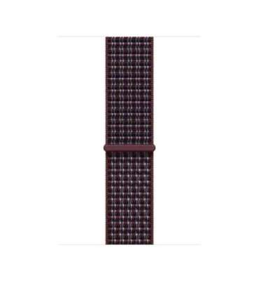 46mm Burgundy Plaid Sport Loop