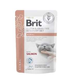 BRIT VD Renal Cat Pouch - wet cat food - 12x85g