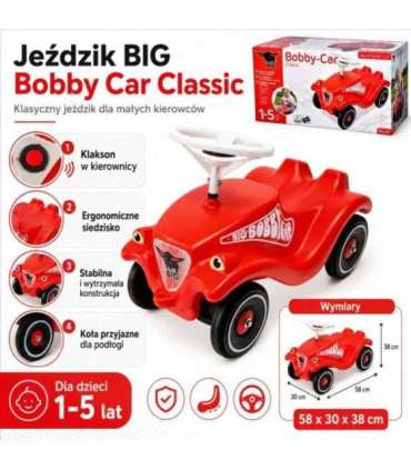 BIG Jeździk Odpychacz Bobby Car Classic