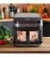 ELDOM FRITTA fat-free fryer capacity 5.0 l adjustable temp. clock 1500 W Single 5 L Stand-alone Hot air fryer Black