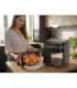 ELDOM FRITTA fat-free fryer capacity 5.0 l adjustable temp. clock 1500 W Single 5 L Stand-alone Hot air fryer Black