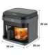 ELDOM FRITTA fat-free fryer capacity 5.0 l adjustable temp. clock 1500 W Single 5 L Stand-alone Hot air fryer Black