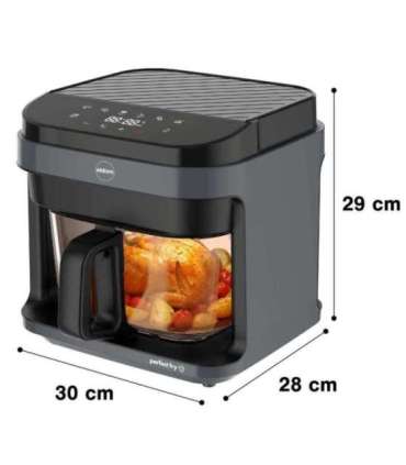 ELDOM FRITTA fat-free fryer capacity 5.0 l adjustable temp. clock 1500 W Single 5 L Stand-alone Hot air fryer Black