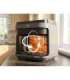 ELDOM FRITTA fat-free fryer capacity 5.0 l adjustable temp. clock 1500 W Single 5 L Stand-alone Hot air fryer Black