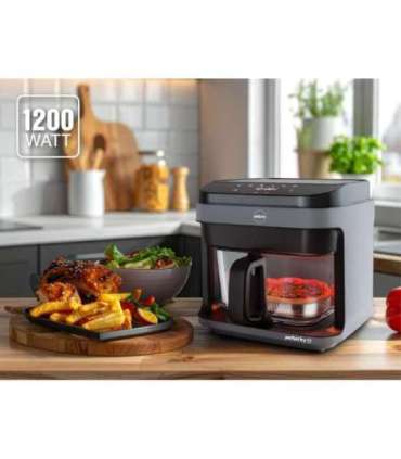 ELDOM FRITTA fat-free fryer capacity 5.0 l adjustable temp. clock 1500 W Single 5 L Stand-alone Hot air fryer Black