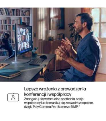 HP Elite Studio 8 AiO G1i Ultra 7 265 23.8"FHD 250nits IPS LBL AG 16GB DDR5 5600 SSD1TB Intel Graphics Cam5MP W11Pro 3Y
