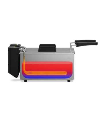 Tristar Double deep fryer FR-9342 Power 3600 W Capacity 6 L Silver