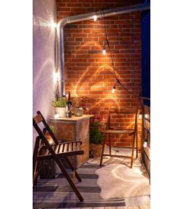 Osram SMART+ Outdoor String Light IP44 RGBW 4.50 W Warm White, RGB Wi-Fi