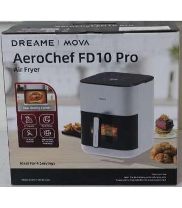 SALE OUT. MOVA FD10 Pro Air Fryer, 6 L, White MOVA Air Fryer FD10 Pro Power 1800 W Capacity 6 L White |