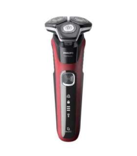 Philips SHAVER Series 5000 S5883/10 men's shaver Rotation shaver Trimmer Black, Red