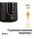 ELDOM C530 NEVO electric kettle 1.7 L 2200 W Black, Transparent