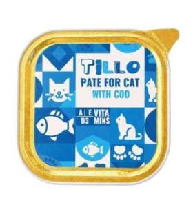 TILLO Pate Cod - wet cat food - 100g