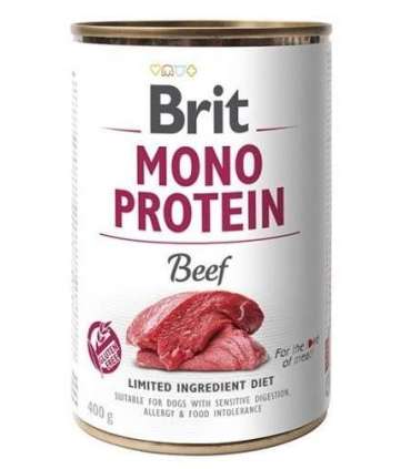 BRIT Mono Protein Beef - wet dog food - 400 g