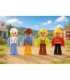 Play figures set moving legs