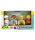 Play figures set moving legs
