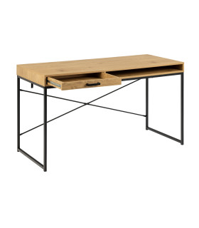 Письменный стол SEAFORD, 140x58xH76см, дуб, с 1 полкой