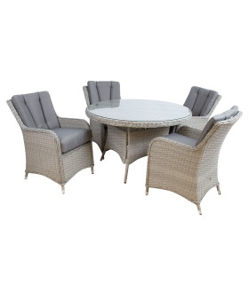 Комплект садовой мебели ASCOT стол и 4 стула