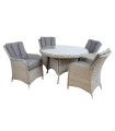 Комплект садовой мебели ASCOT стол и 4 стула