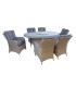 Комплект садовой мебели ASCOT стол и 6 стула