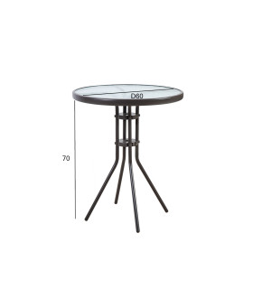 Laud DUBLIN D60xH70cm, tumepruun