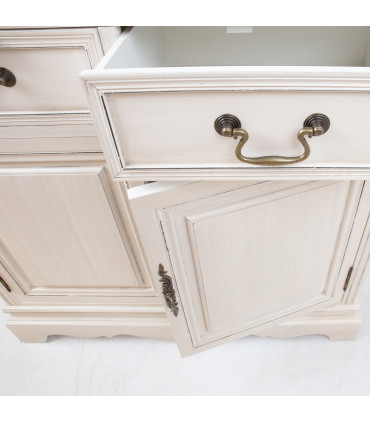 Kummut SAMIRA 2-ukse ja 2-sahtliga, 85x39xH82cm