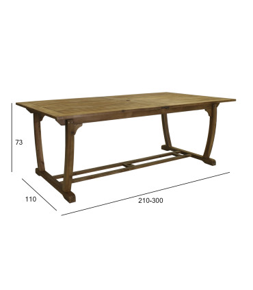 Laud FUTURE 210/300x110xH73cm, akaatsia