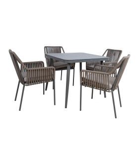 Садовая мебель ANDROS стол и 4 стульев