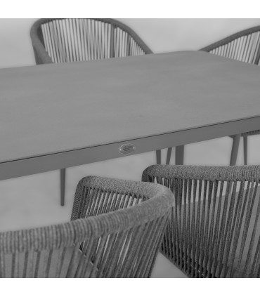 Aiamööblikomplekt ECCO laud ja 6 tooli 21177