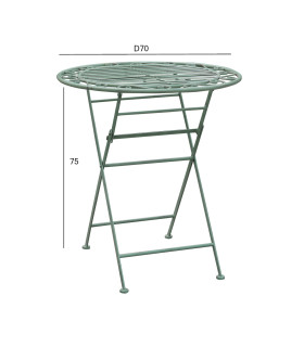 Laud MINT D70xH75cm, antiikroheline