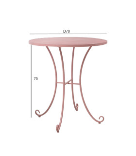 Laud ROSY D70xH75cm, roosa