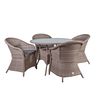 Комплект садовой мебели SIENA стол, 4 стула
