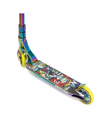 Kõrgem trikiratas Raven Code Neo Chrome/Lime 120mm