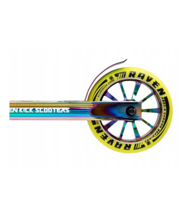 Kõrgem trikiratas Raven Code Neo Chrome/Lime 120mm