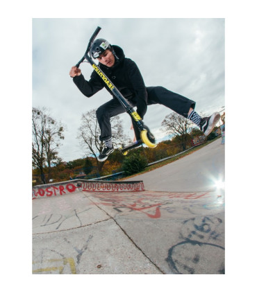 Kõrgem trikiratas Raven Code Neo Chrome/Lime 120mm