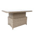Стол PACIFIC 120x80xH46 / 65см, серо-бежевый