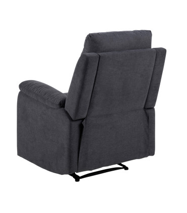 Tugitool SABIA recliner, tumehall, 80x90xH101cm