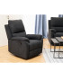 Tugitool SABIA recliner, tumehall, 80x90xH101cm