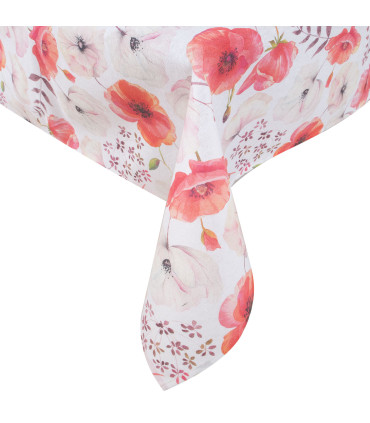 Laudlina LONETA 136x220cm, õrnad õied, 50% polüester, 50% puuvill, kangas 326